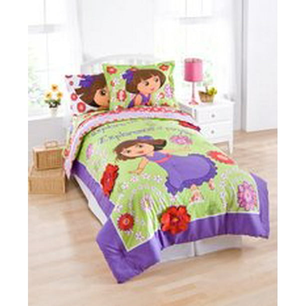 Nickelodeon Dora and Friends Twin Comforter Purple Franco Manufacturing 
